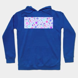 Festive and fun watercolor circle bubbles -colorful Hoodie